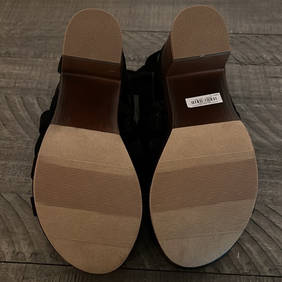 Torrid Ankle Wrap Wood Block Heel (WW) - Picture 6 of 12